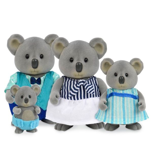 Набор фигурок Li'l Woodzeez Семья Коал 4ед, книжка EN