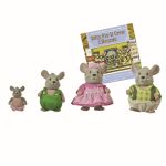 Набір фігурок Li'l Woodzeez Сім'я Мишей 4од, книжка EN