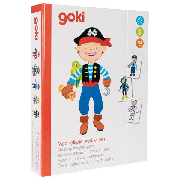 Магнитная книга goki Наряды для мальчика