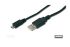 Кабель DIGITUS USB 2.0 (AM/micro B) 1м, черный