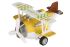 Самолет металический инерционный Same Toy Aircraft желтый