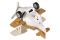 Літак металевий інерційний Same Toy Aircraft коричневий