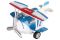Самолет металический инерционный Same Toy Aircraft синий