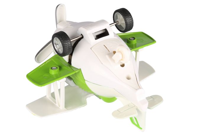 Самолет металический инерционный Same Toy Aircraft зеленый