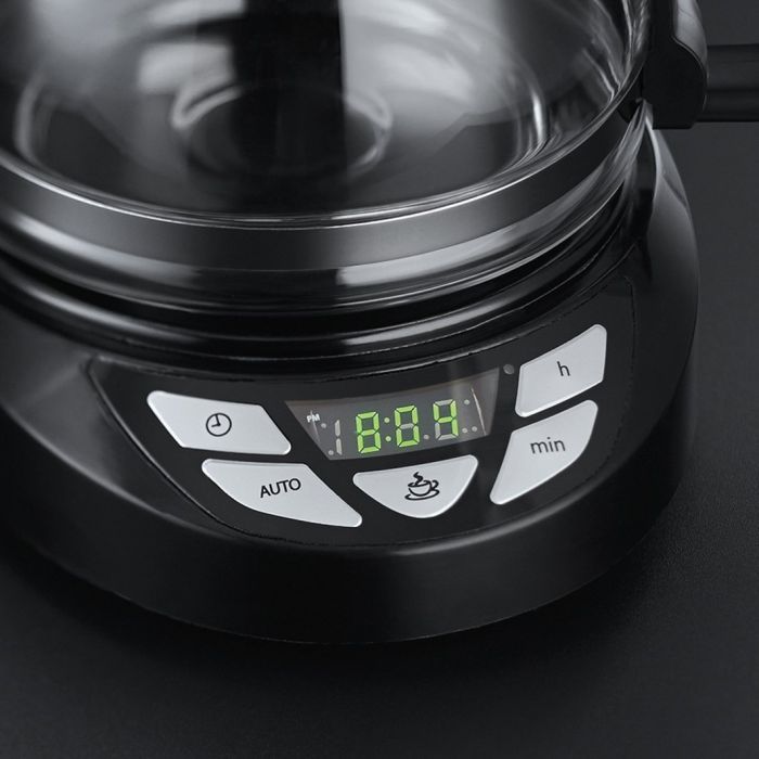 Кавоварка Russell Hobbs крапельна Textures Plus 1.25л, мелена, чорний