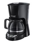Кофеварка Russell Hobbs капельная Textures Plus 1.25л, молотый, черный