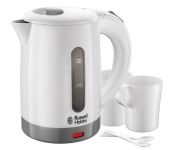 Електрочайник Russell Hobbs Travel 0.85л, пластик, білий
