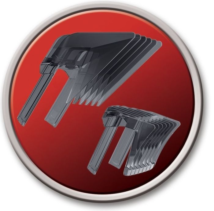 Машинка для стрижки  Remington Pro Power Precision Steel, сеть+акум., роторный мотор, насадок-2, сталь, черный