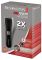 Машинка для стрижки  Remington Pro Power Precision Steel, сеть+акум., роторный мотор, насадок-2, сталь, черный