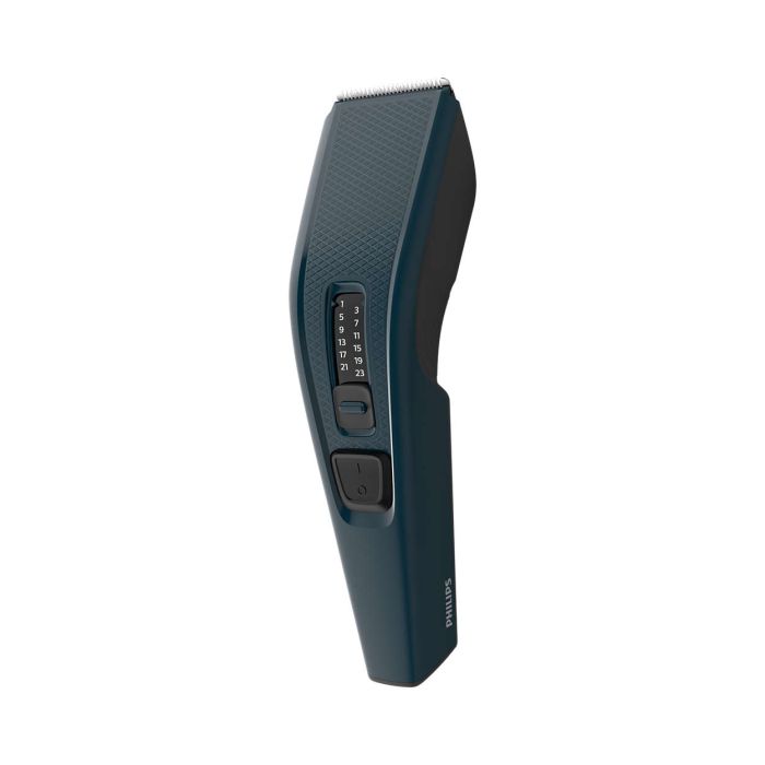 Машинка для стриження  Philips Series 3000, від мережі, роторний мотор, насадок-1, сталь, синій