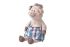 Мягкая игрушка Same Toy Свинка  в комбинезоне 45см