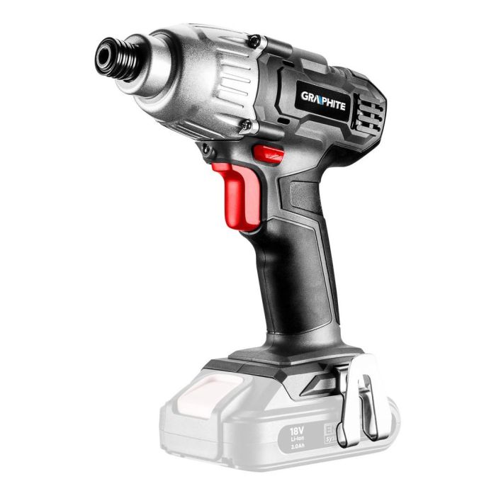 Винтоверт ударный аккумуляторный GRAPHITE Energy + 18В 0-2200об·мин 180Нм 1/4" 1.2кг без АКБ и ЗП
