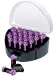 Термо бігуді Remington Fast Curls, 420Вт, D-19,21,26mm, іонізація, кондиціонування , тефлон, фіолетово-чорний