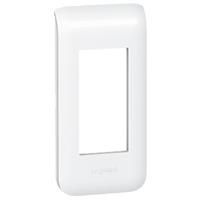 Рамка Legrand Mosaic, 1 модуль, 1-2 местная, белый