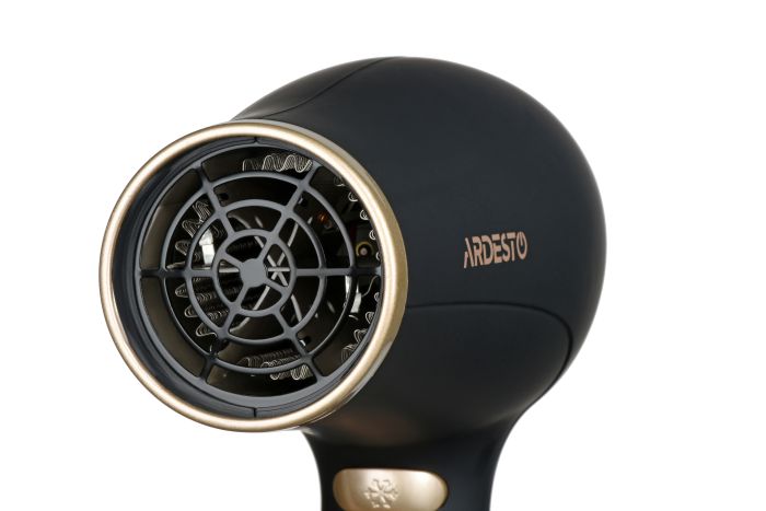 Фен Ardesto  Gemini , 1800-2200Вт, 2 швидкості, 3 темпер. режими , функція Cool Shot, чорний ARDESTO HD-522