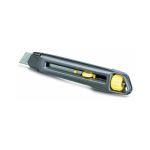 Ніж Stanley Interlock, сегментоване лезо 18мм, корпус металевий, 165мм