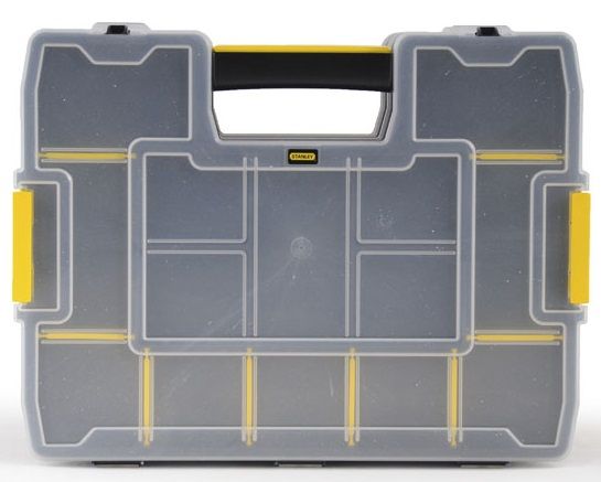 Органайзер Stanley Sort Master Junior, 14 відділень, регульовані перегородки, 6.7х37.5x29.2см, пластик