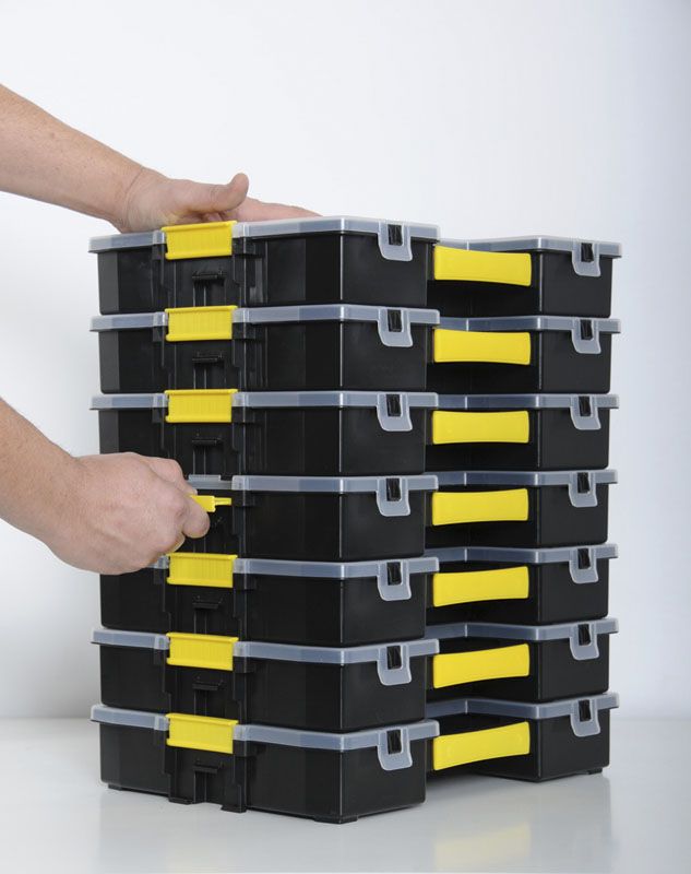 Органайзер Stanley Sort Master Junior, 14 відділень, регульовані перегородки, 6.7х37.5x29.2см, пластик