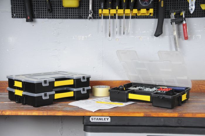 Органайзер Stanley Sort Master Junior, 14 відділень, регульовані перегородки, 6.7х37.5x29.2см, пластик
