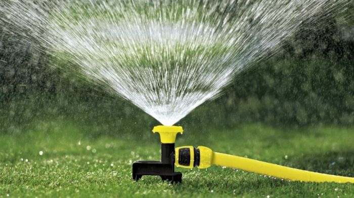 Ороситель дождевой Karcher "CS 90 spike", на ножке, круговой 9 м, площадь полива до 64 м2