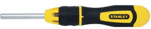 Викрутка Stanley Multibit набір 11шт, бітотримач реверсний 1/4", 10 біт, SL,PH,PZ,SQ,Torx