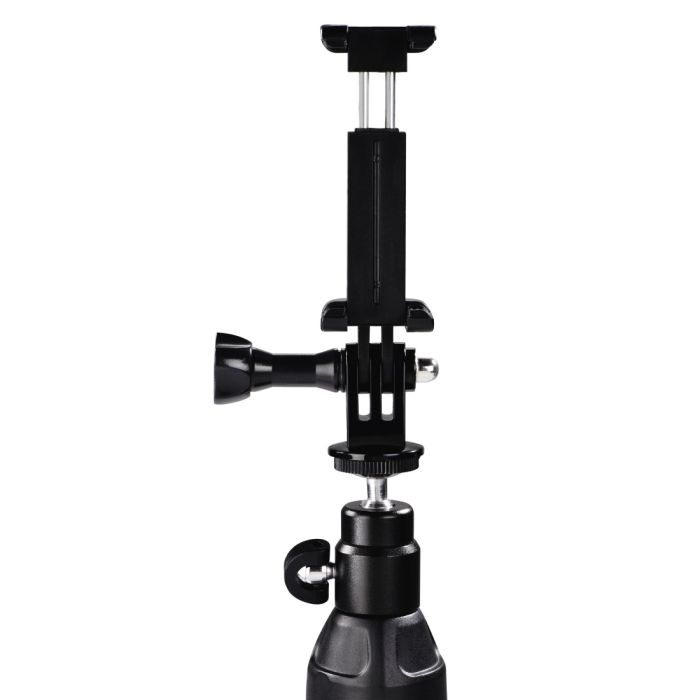 Універсальний монопод/ штатив для смартфонів, фотокамер Hama, GoPro, "Multi 4in1", 20-90 см, колір чорний