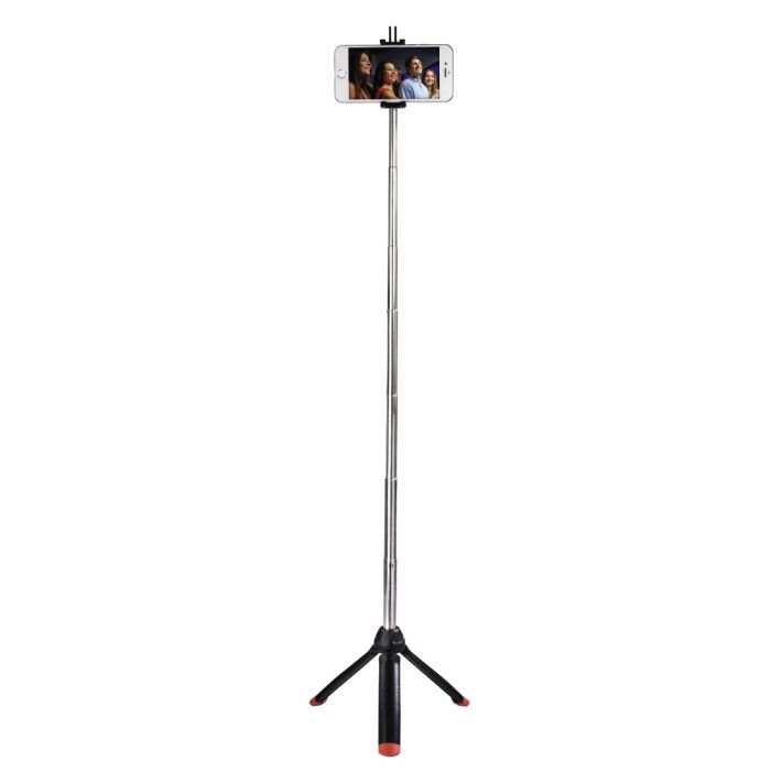 Універсальний монопод/ штатив для смартфонів, фотокамер Hama, GoPro, "Multi 4in1", 20-90 см, колір чорний