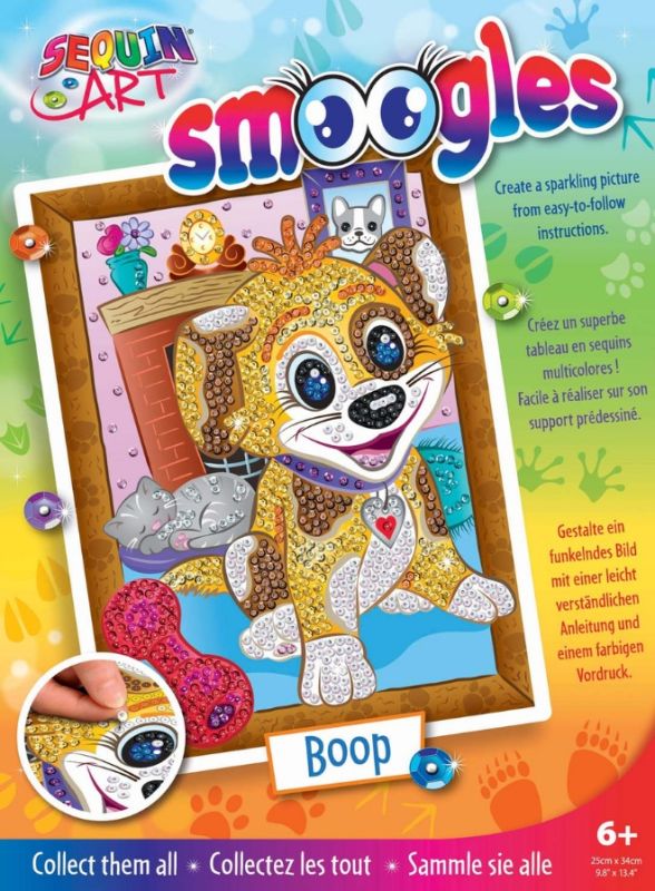 Набор для творчества Sequin Art Smoogles Щенок 25*34см