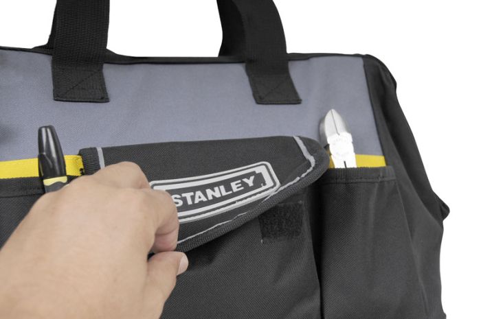 Сумка для інструменту Stanley Basic Open Mouth, жорстка конструкція, поліестер, 23х44.7x27.5см