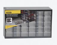 Органайзер вертикальний Stanley, 30 контейнерів, 22.5х36.5x15.5см, пластик