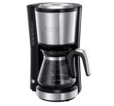 Кофеварка Russell Hobbs капельная Compact Home 0.74л, молотый, черно-серебристый