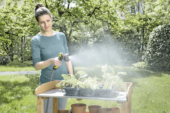 Ороситель ручной Karcher "Plus", 4 функции, регулировка напора воды