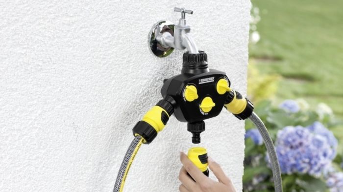Распределитель для полива Karcher, 3/4", 1", разделитель трехканальный