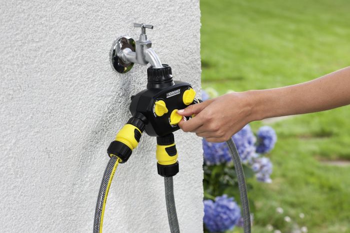 Распределитель для полива Karcher, 3/4", 1", разделитель трехканальный