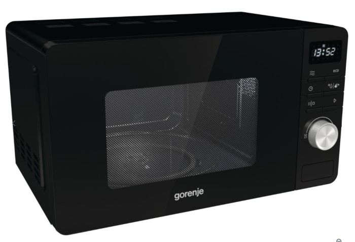 Микроволновая печь Gorenje, 20л, электр. управл., 800Вт, дисплей, черный
