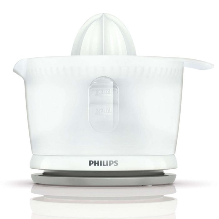 Соковитискач Philips Daily Collection цитрус-прес 25Вт, чаша-0.5л, пластик, білий