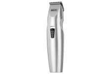 Тример WAHL Mustache & Beard, для бороди і вусів, ААx3, роторний мотор, насадок-4, тример для носа, підставка, сталь, сірий