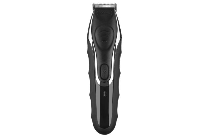 Триммер WAHL для бороды Aqua Groom, усов,головы, тела, акум., роторный мотор, насадок-12, чехол, расческа, сталь, черный