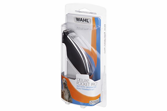 Машинка для стрижки животных WAHL Pocket Pro Deluxe для животных , ААx2, в комплекте, насадок-2, сталь, чорно-серебр.