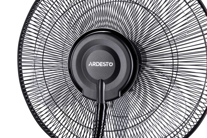 Вентилятор ARDESTO підлоговий, 47см, 100Вт, пульт ДК, дисплей, зі зволоженням, чорно-бронзовий