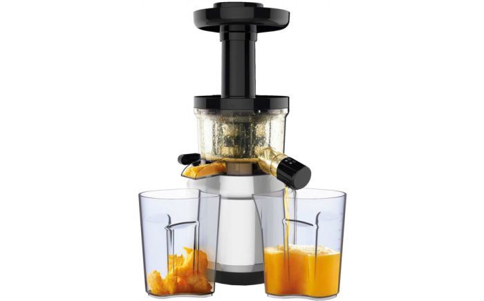 Соковыжималка Tefal Juice&Clean шнековая 150Вт, чаша-0.8л, жмых-0.8л, пластик, серебристо-черный