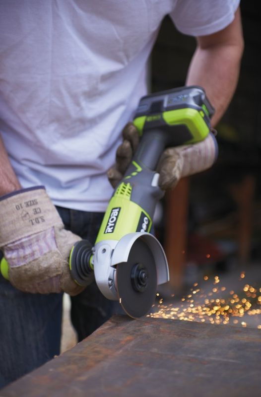 Шлифмашина угловая аккумуляторная Ryobi ONE+ R18AG-0 115мм 18В 7500об·мин 2.5кг без АКБ и ЗУ