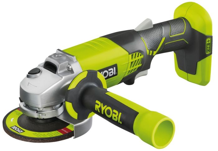 Шлифмашина угловая аккумуляторная Ryobi ONE+ R18AG-0 115мм 18В 7500об·мин 2.5кг без АКБ и ЗУ