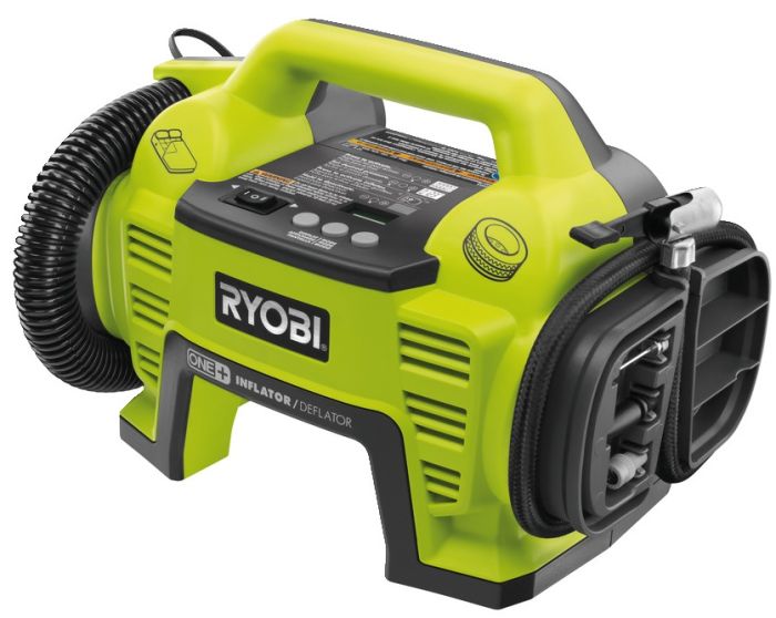 Компрессор автомобильный аккумуляторный Ryobi ONE+ R18I-0 18В 10.3бар 1.3кг без АКБ и ЗУ