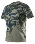 Футболка рабочая Neo Tools Camo, 100% хлопок, узор моро, M(50), оливковый