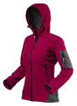 Куртка рабочая Neo Tools Softshell Woman Line, подкладка флис, капюшон, L(40), красный