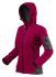 Куртка рабочая Neo Tools Softshell Woman Line, подкладка флис, капюшон, L(40), красный