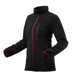 Кофта рабочая Neo Tools Woman Line, флисовая, 300г/м кв, на молнии, S(36), черный