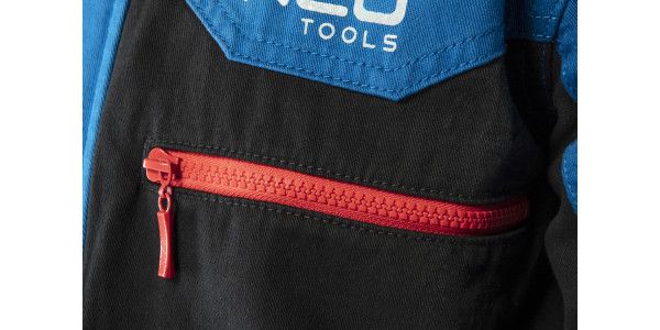 Куртка робоча Neo Tools HD+, 100% бавовна, XL(54), чорно-синій