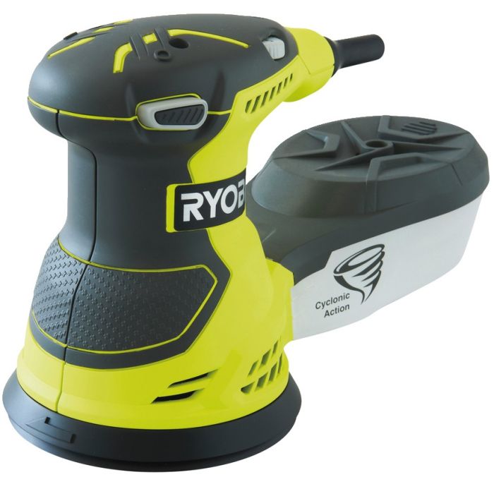 Шліфмашина ексцентрикова Ryobi ROS300 300Вт 125мм 7000-12000об/хв 1.7кг